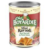 Chef Boyardee Mini Beef Ravioli, Simple Pantry Staple with No Artificial Additives, 15 oz Can