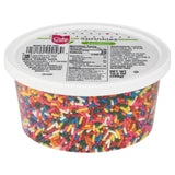 Cake Mate Rainbow Sprinkles – Family Baking Essential for Kids' Birthday Cakes, School Bake Sales, and Sensory Play Activities, 10.5 oz Tub