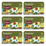 Celestial Seasonings Herbal Sleep Tea 6-Flavor Pack – Evening Relaxation Brew for Reading Nook and Nightstand, Gluten-Free