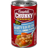 Campbell's Chunky Soup Hearty Bean with Ham 19 oz - Cozy Self-Care Lunch for Quiet Days at Home