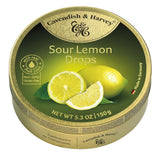 Cavendish & Harvey Sour Lemon Hard Candy Drops – Luxury Imported Confections, Handcrafted 40+ Year German Recipe