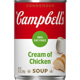 Campbell's Condensed Heart Healthy Cream of Chicken Soup, Family Pantry Pack of 4 for Hearty Casseroles