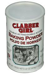 Clabber Girl Double Acting Baking Powder 8.1 oz – Streamlined Pantry Staple for the Clutter Free Kitchen