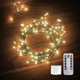 Dailyart Waterproof Starry Lights 6ft 200 LED – Patio String Lighting and Garden Trellis Decor, Battery Operated