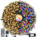 LumifyHome Indoor Fairy Lights 108FT 300 LED Warm White Candle-Like Glow for Bedroom Living Room Cozy Aesthetic