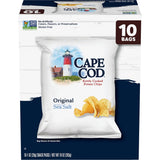 Cape Cod Original Kettle Chips – Sturdy 1oz Lunch Box Bags for Kids' School Snacks, No Artificial Additives