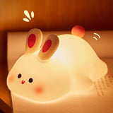 Cute Animal Lamp – Bedroom Decor Accent, Soft Silicone LED Night Light with Kawaii Charm