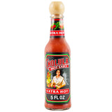 Cholula Hot Sauce Extra Hot – Camping and Cookout Heat Booster for Grilled Meats, 5 fl oz Glass Bottle