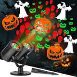 LUMIORA WinterGlow Snowflake Projector – Cozy Living Room Winter Scene, Dual-Head Rotating LED Light
