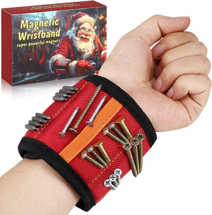 10 embedded neodymium magnets wrapping nearly the full circumference of the wristband