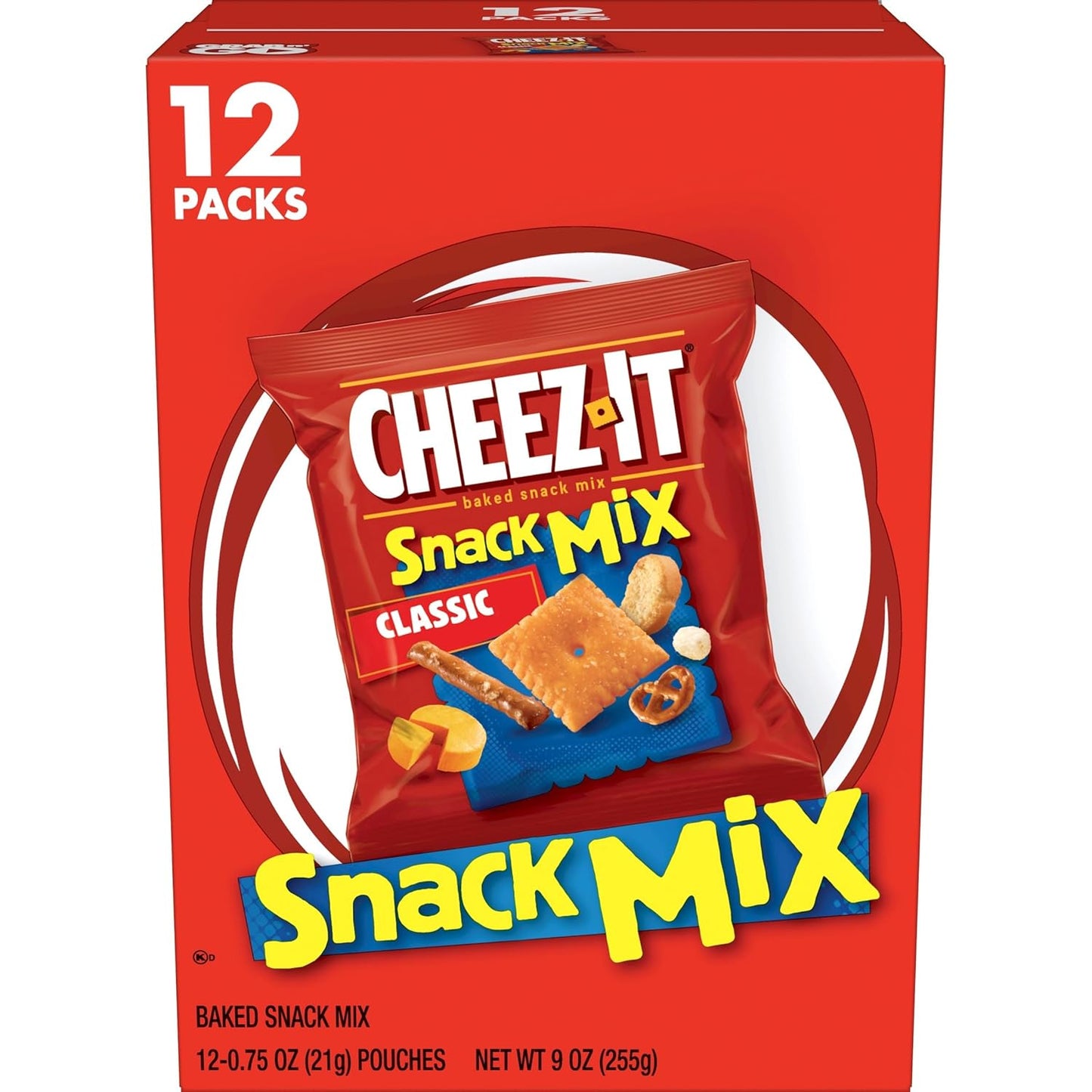 12 individually wrapped 0.75-ounce pouches per caddy box