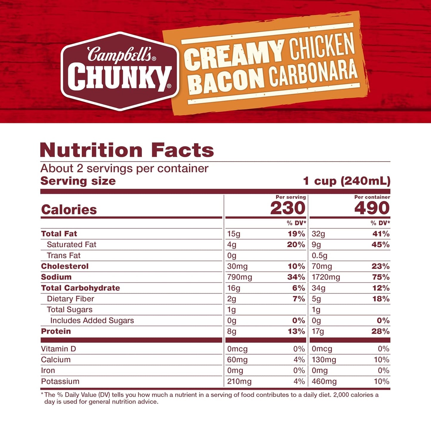 17g of protein per can