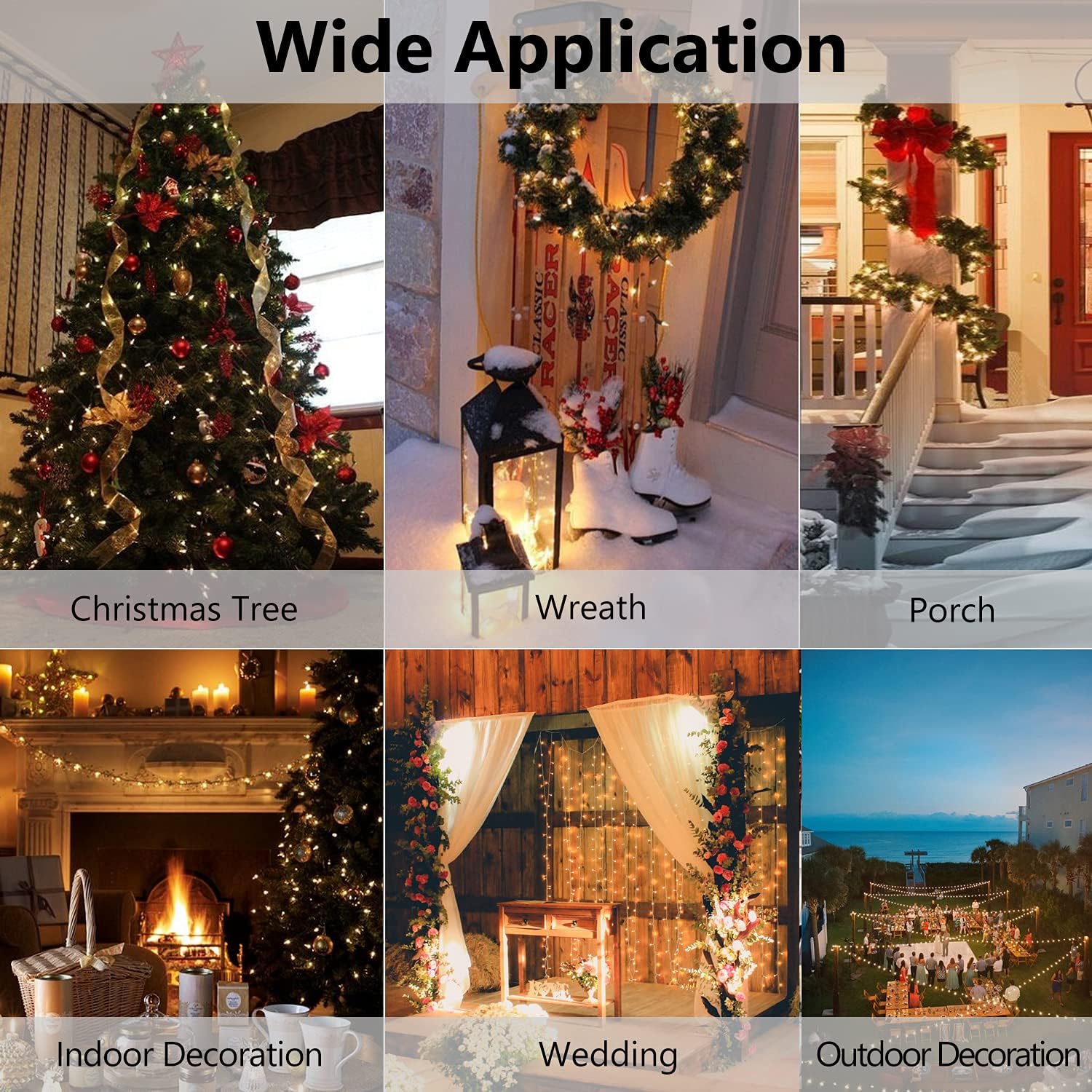 [Brand] Battery Operated Christmas Lights – Flameless LED String for Safer Holiday Decorating Around Kids, Pets and Real Trees