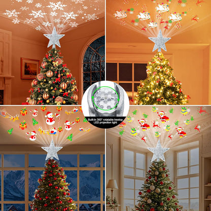 [Brand Name] Christmas Tree Topper Projector – Living Room Focal Point with Dynamic Ceiling Light Show
