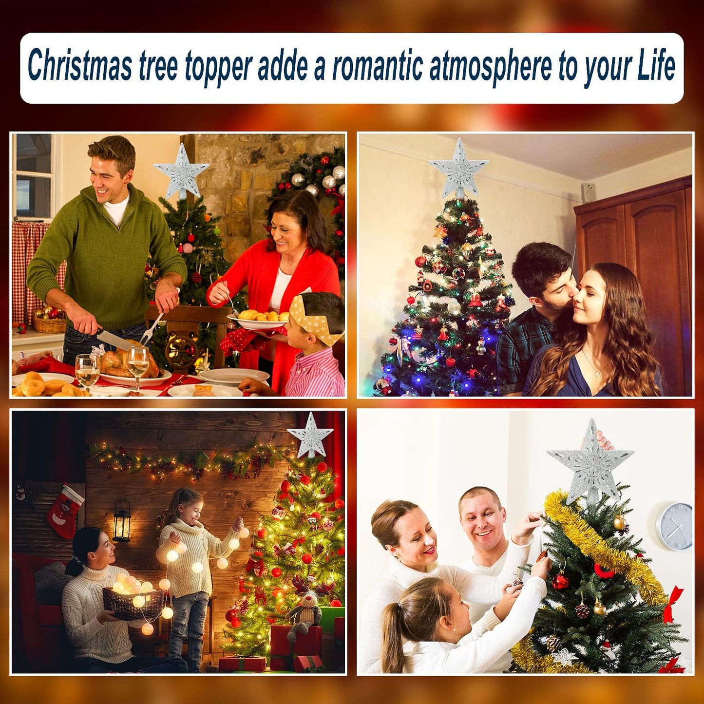 [Brand Name] Christmas Tree Topper Projector – Living Room Focal Point with Dynamic Ceiling Light Show