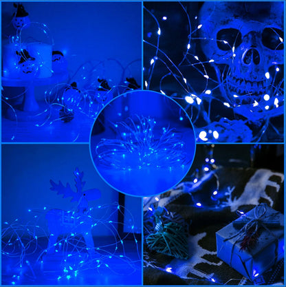 Brightever Fairy String Lights – Cozy Bedroom Decor with Timer, 33FT Battery Operated LED Lights 2 Pack