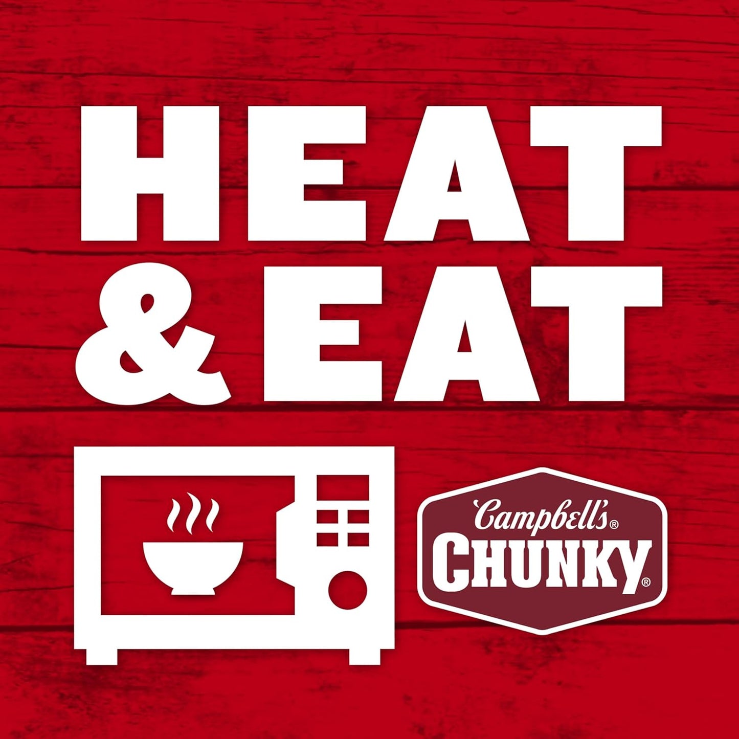 Campbell's Chunky Soup Hearty Bean with Ham 19 oz - Cozy Self-Care Lunch for Quiet Days at Home