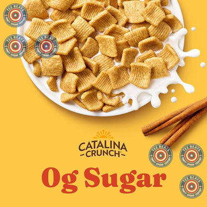Catalina Crunch Protein Cereal – Calorie-Deficit Friendly Crunch for Abs-Focused Wellness Goals, 9 oz Dark Chocolate Bag