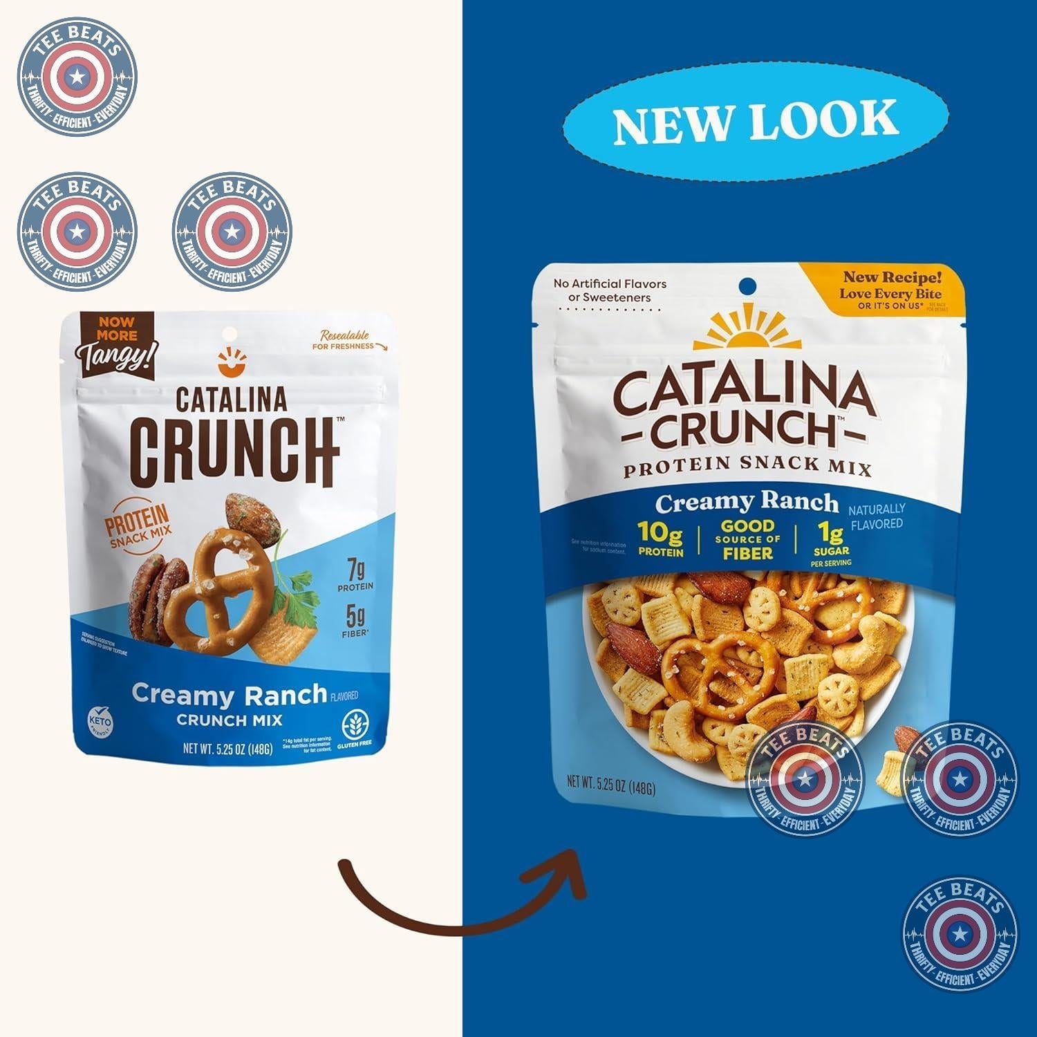 Catalina Crunch Protein Snack Mix - Resealable Trail Snack for Hiking and Road Trip Adventures