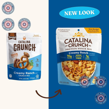 Catalina Crunch Protein Snack Mix - Resealable Trail Snack for Hiking and Road Trip Adventures