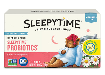 Celestial Seasonings Sleepytime Echinacea Herbal Tea – Caffeine Free Bedtime Drink for Couples Evenings