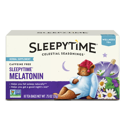 Celestial Seasonings Sleepytime Echinacea Herbal Tea – Caffeine Free Bedtime Drink for Couples Evenings