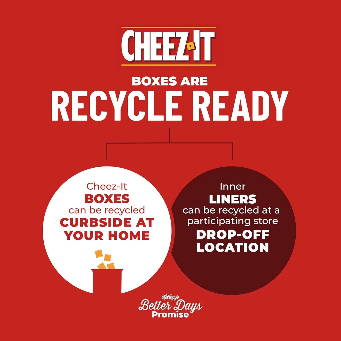 Cheez-It Snack Mix, Outdoor Party Snack Bowl for Backyard and Tailgating, Original, 17.8oz Box