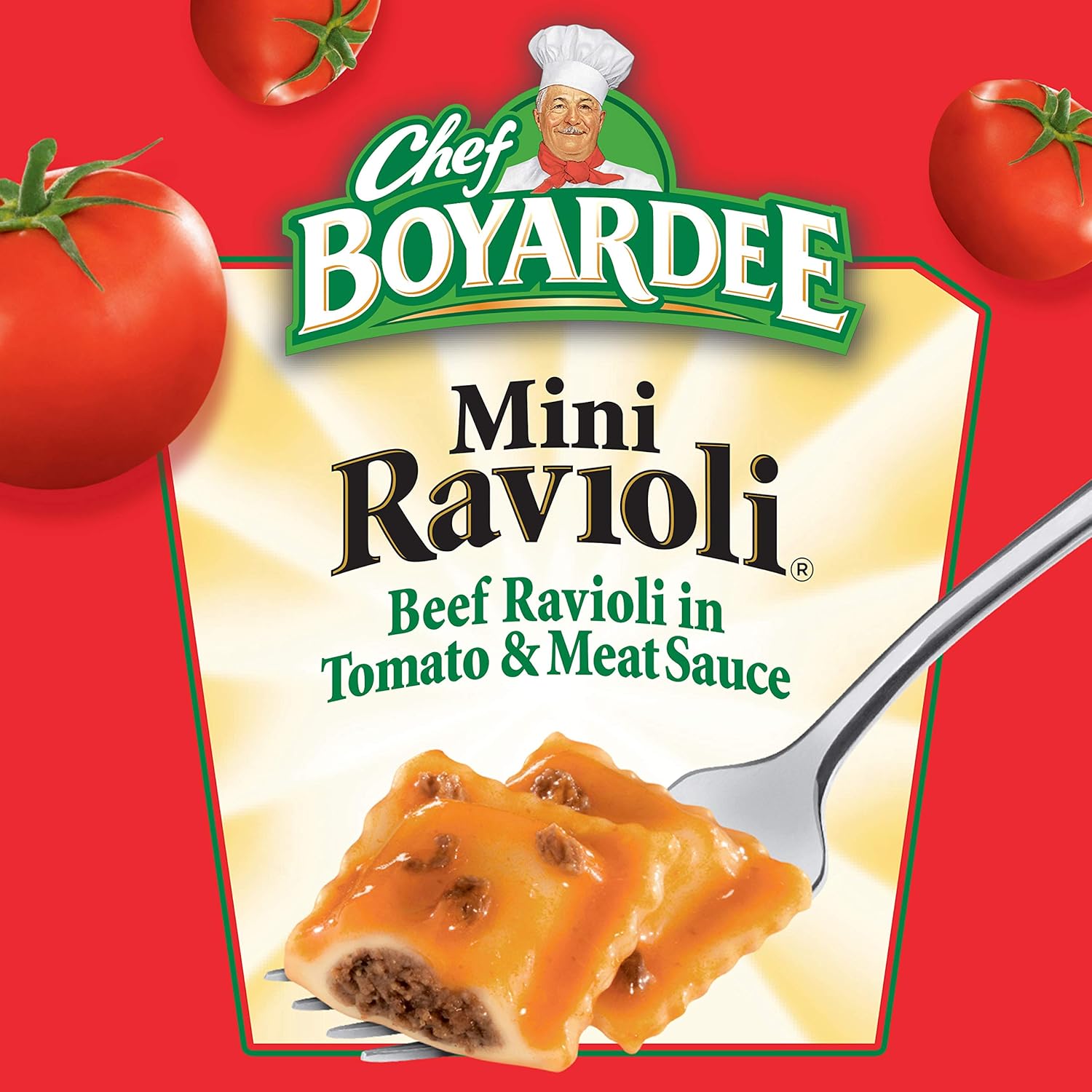 Chef Boyardee Mini Beef Ravioli, Simple Pantry Staple with No Artificial Additives, 15 oz Can