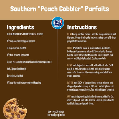 CHIPS AHOY! Chunky Chocolate Chip Cookies Party Size – Office Break Room Snack for Team Meetings, 24.75 oz