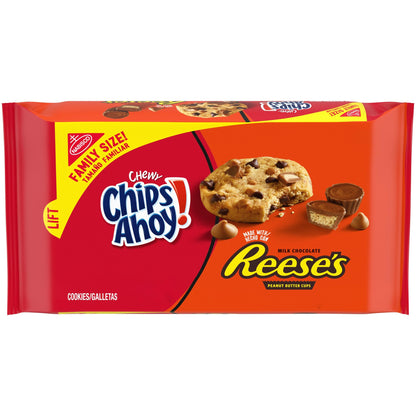 CHIPS AHOY! Reese's Peanut Butter Cup Soft-Baked Cookies, Holiday Gift Basket Addition for Chocolate Lovers