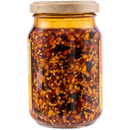 Cholula Chili Crisp Chiles & Pepitas – Clean-Ingredient Flavor Topping for Guilt-Free Family Meals, 8 oz
