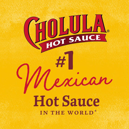 Cholula Hot Sauce Extra Hot – Camping and Cookout Heat Booster for Grilled Meats, 5 fl oz Glass Bottle