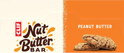 CLIF Nut Butter Bar Peanut Butter – Mid-Morning Office Snack to Beat the Slump, 5-Pack