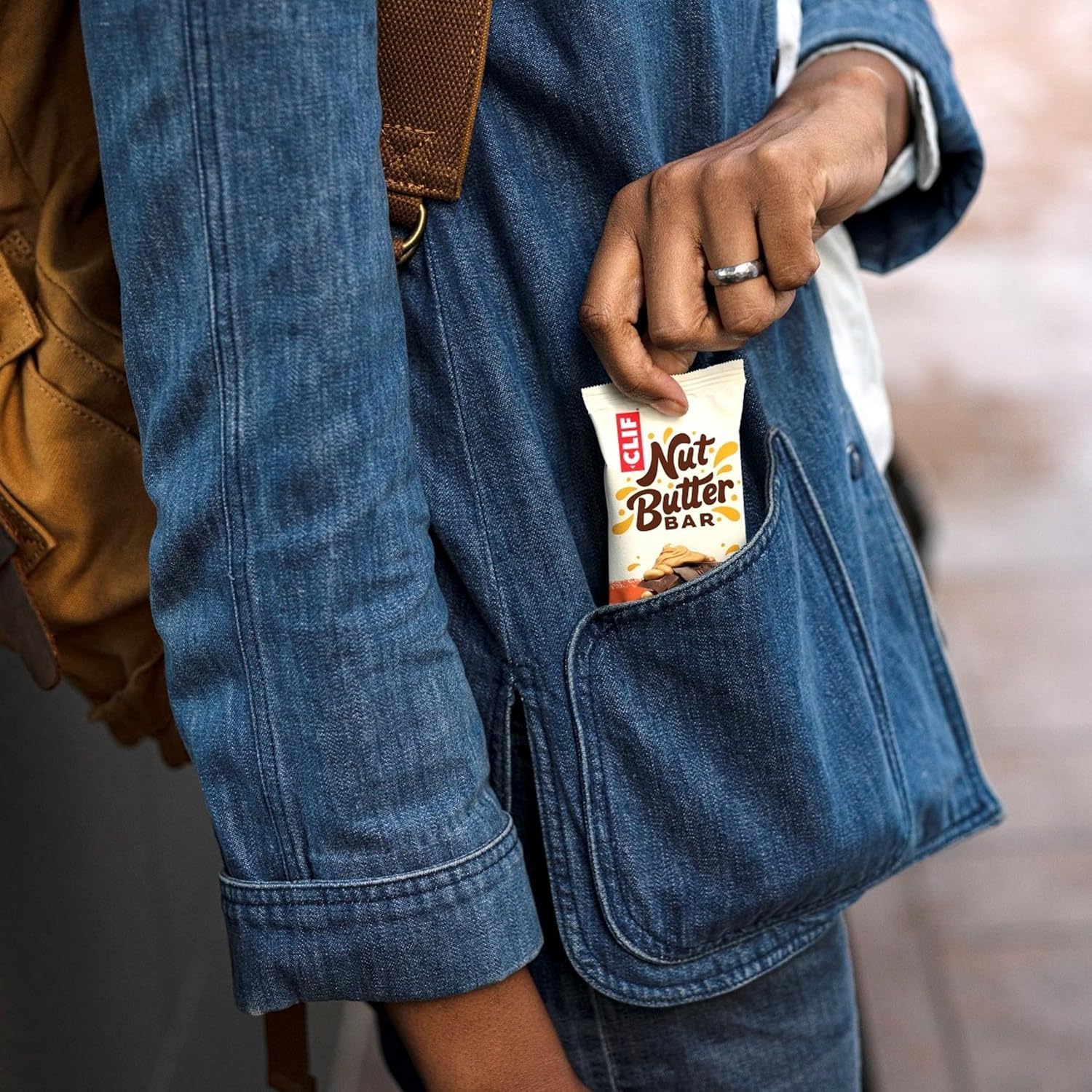 CLIF Nut Butter Bar Peanut Butter – Mid-Morning Office Snack to Beat the Slump, 5-Pack