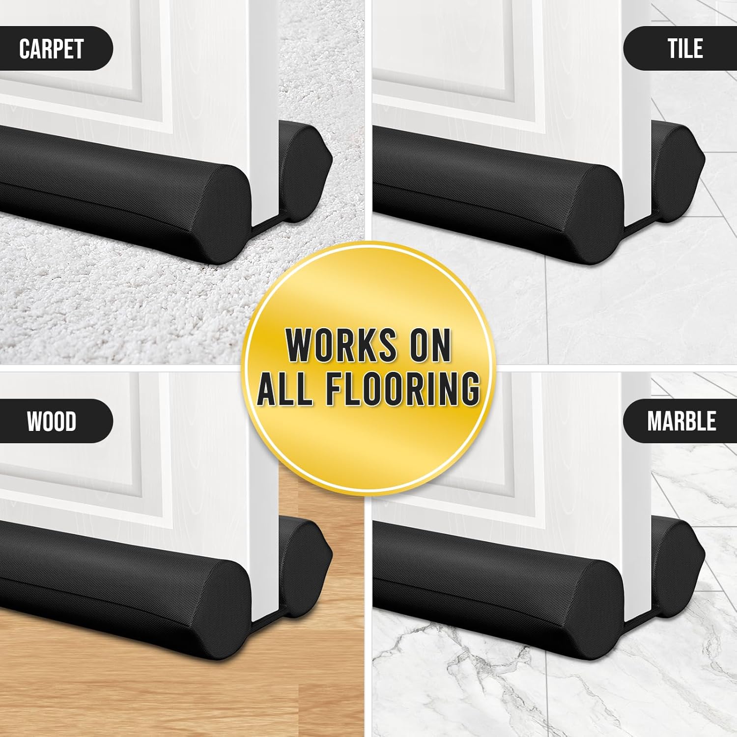 Comfyanno Under Door Draft Stopper – Child-Safe Door Gap Sealer for Nursery, Playroom, and Kids' Bedroom
