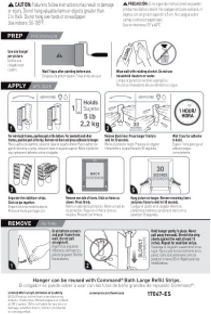 Command 5 lb Picture Hanger as a Housewarming Gift for New Homeowners, Damage-Free Frame Set