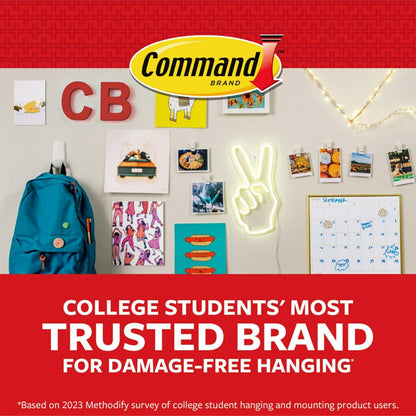 Command Damage-Free Clips for Dorm and Apartment – Safe, No-Nail Hanging for String Lights and Garlands
