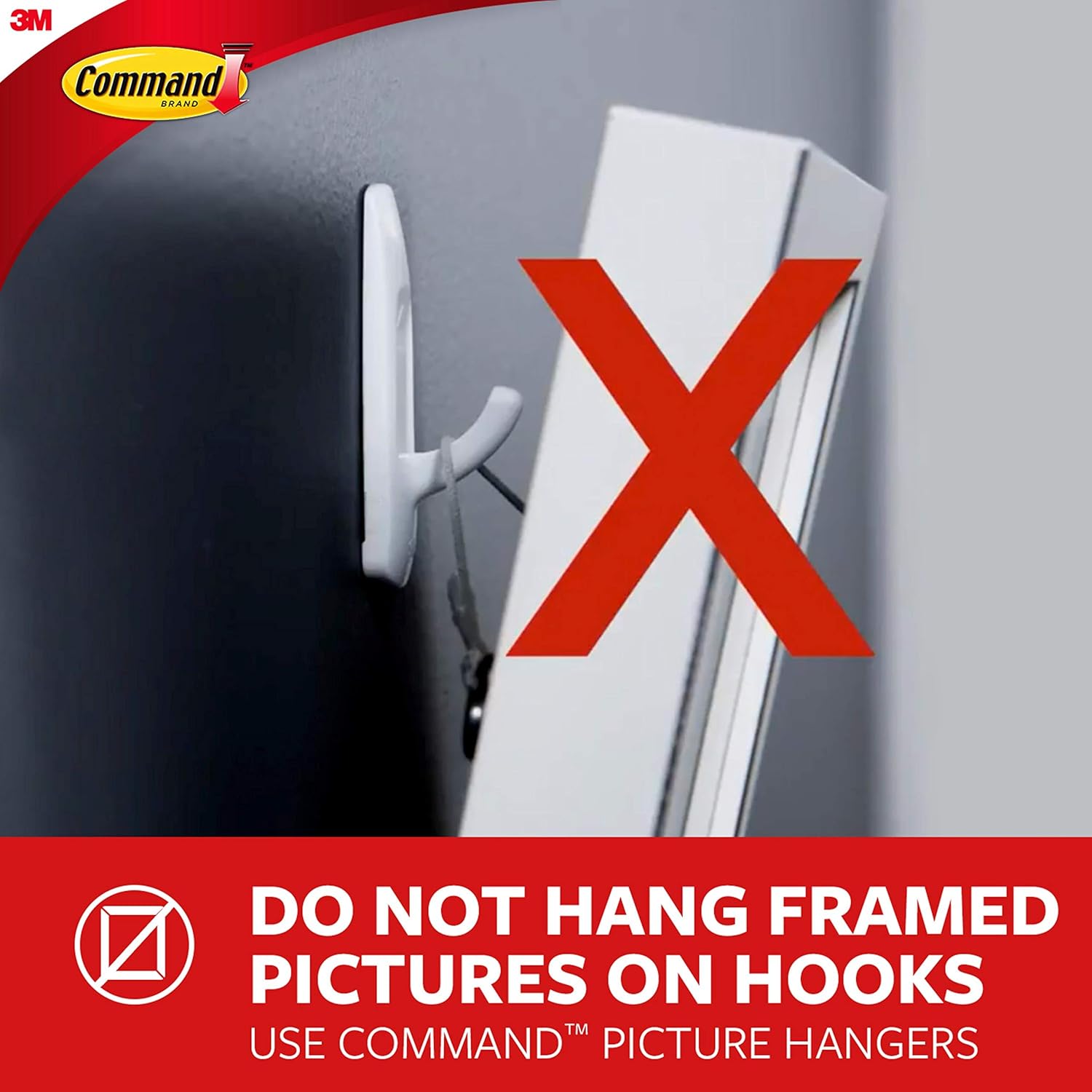 Command Small Wire Toggle Hooks Thoughtful Housewarming Gift for New Homeowners, Damage-Free Adhesive Hooks for Apartment Living