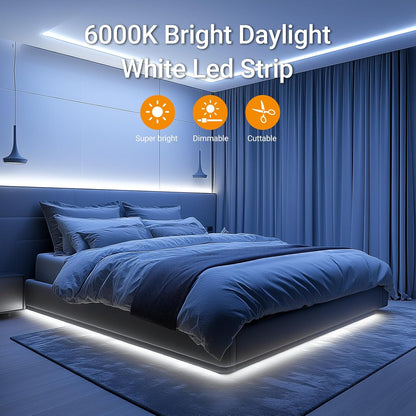 CT CAPETRONIX 24V LED Strip Light – Cool to Touch Kids and Pet Safe Lighting, Low Heat Bedroom Night Light for Stairway and Hallway