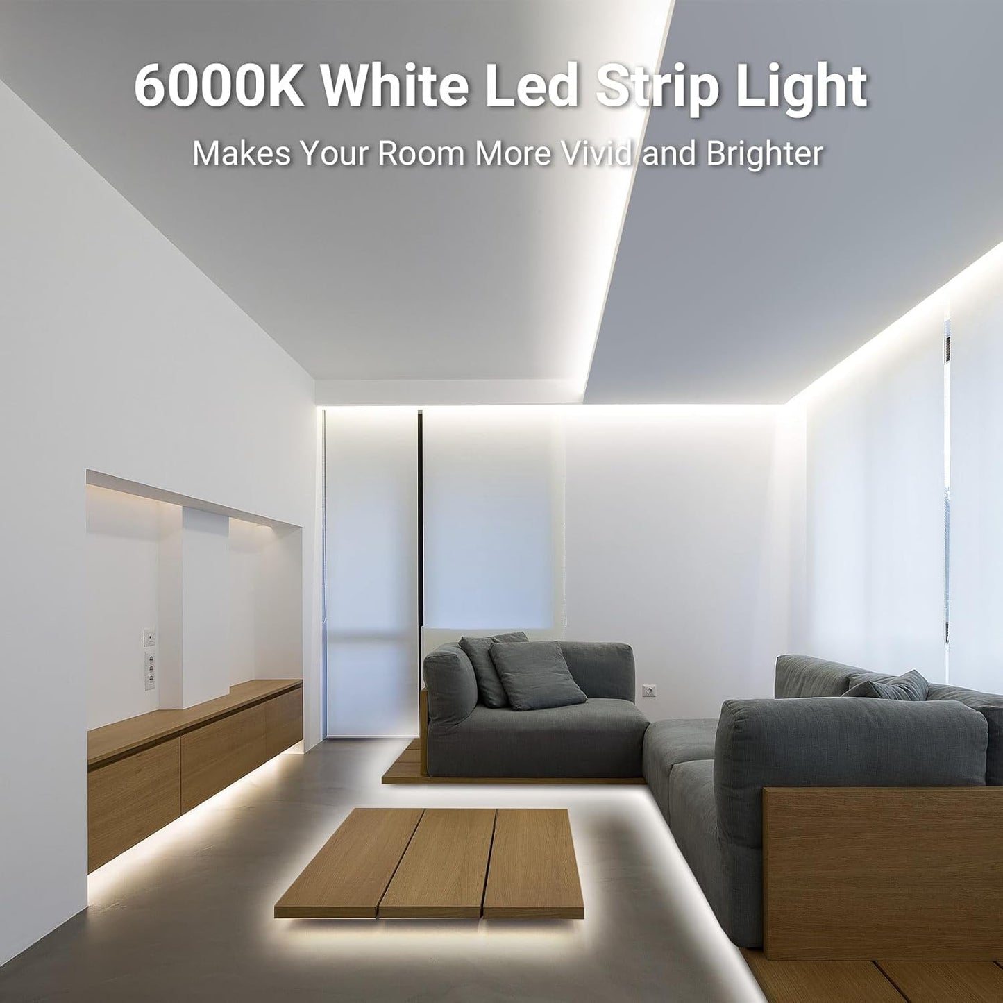 CT CAPETRONIX 24V LED Strip Light – Cool to Touch Kids and Pet Safe Lighting, Low Heat Bedroom Night Light for Stairway and Hallway