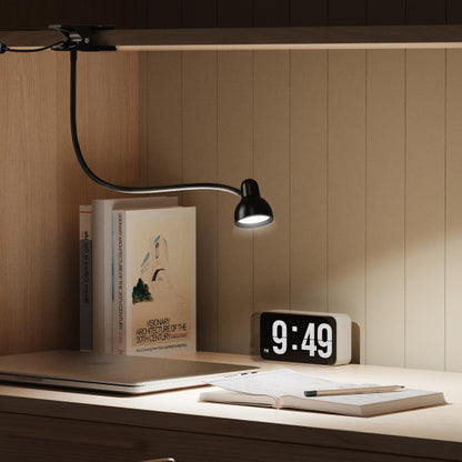 Glocusent Clip-on Reading Light - Thoughtful Birthday Gift for Mom, 3 Color Modes Dimmable Bedside Book Light