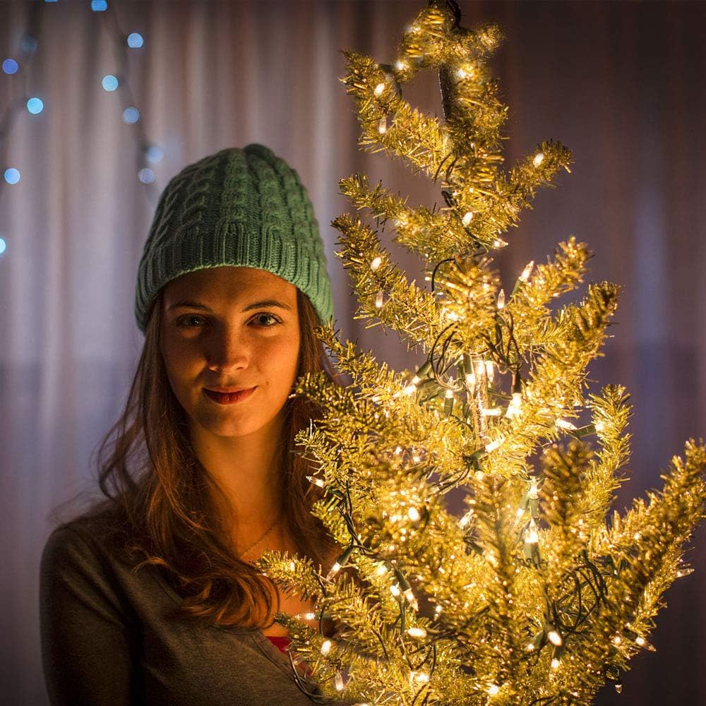 LED String Lights with 8 Modes and Memory Timer, Cozy Bedroom and Living Room Decor in Warm White, Waterproof USB or Battery Powered Fairy Lights