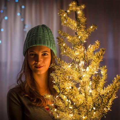 LED String Lights with 8 Modes and Memory Timer, Cozy Bedroom and Living Room Decor in Warm White, Waterproof USB or Battery Powered Fairy Lights