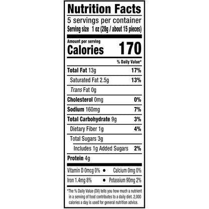 PLANTERS Dill Pickle Cashews 170 Calorie Bags - Diet-Friendly Snack to Curb Sweet Cravings