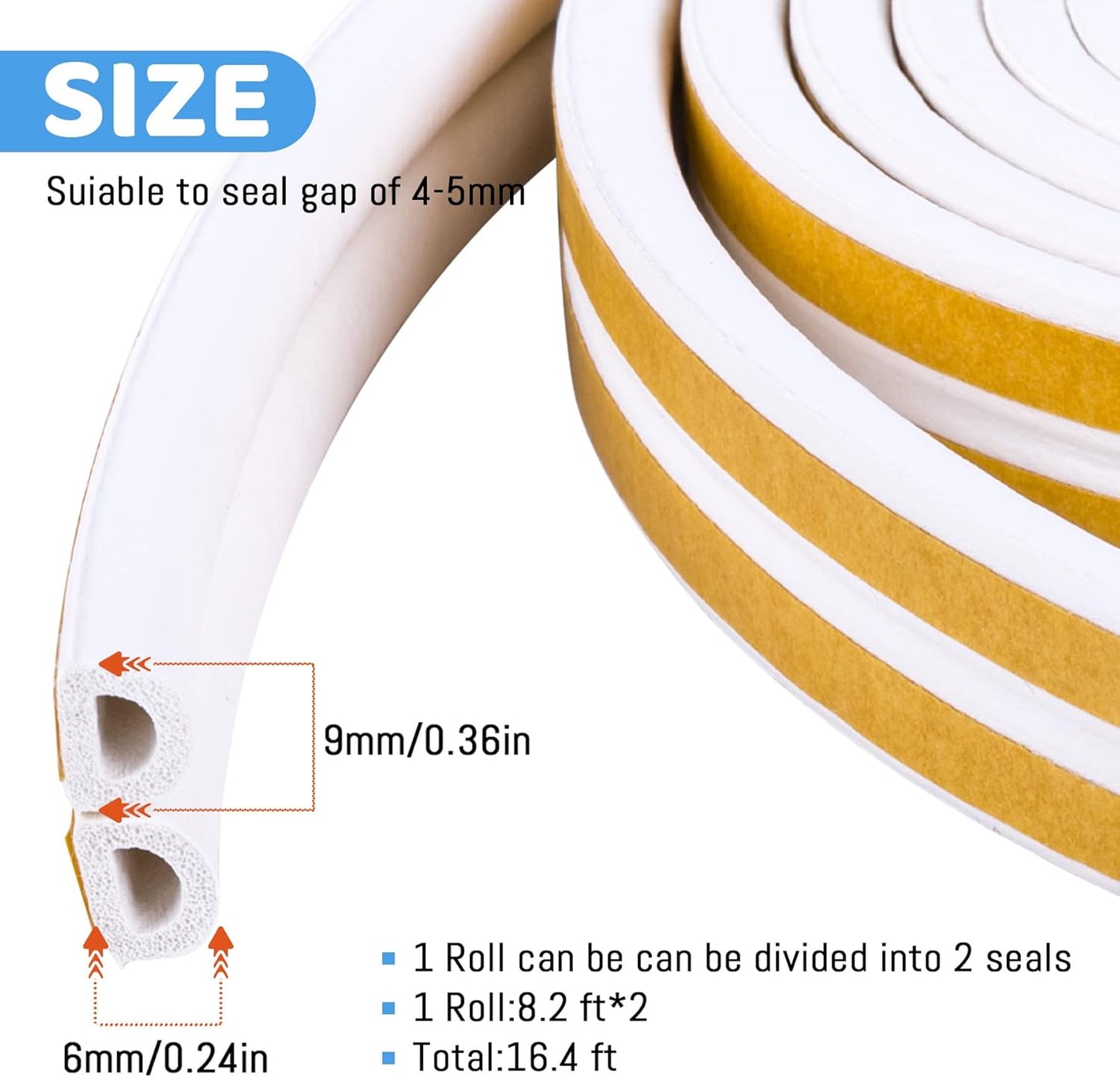 self-adhesive backing with peel-and-press installation (no tools needed)