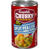 Campbell's Chunky Split Pea with Ham Soup – Desk Lunch for Busy Office Workers Between Meetings, 19 Oz