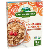 Cascadian Farm Organic Cinnamon Crunch Cereal – Quick Breakfast for the Office Desk Drawer and Morning Commute