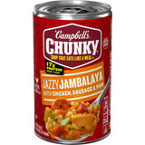 Campbell's Chunky Jazzy Jambalaya Soup – High-Protein Clean-Eating Lunch, Antibiotic-Free Chicken 18.6 Oz