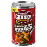 Campbell's Chunky Texas-Style BBQ Burger Soup – Protein-Rich Self-Care Lunch Bowl, 18.8 oz Can