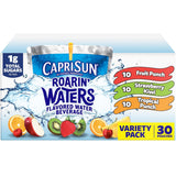 Capri Sun Roarin' Waters Variety Pack – Portable Hydration for Picnics, Field Trips and Park Days, 30 ct Box